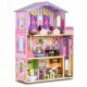 Casuta de papusi din lemn cu 3 etaje mobilier si lift Ricokids RC-807