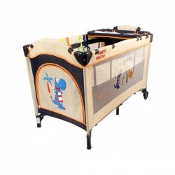 Patut pliabil ARTI MediumGo - Beige/Navy Blue