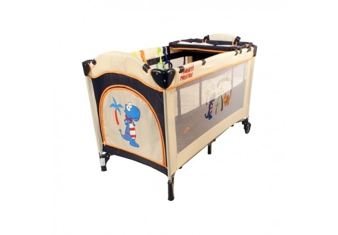 Patut pliabil ARTI MediumGo - Beige/Navy Blue