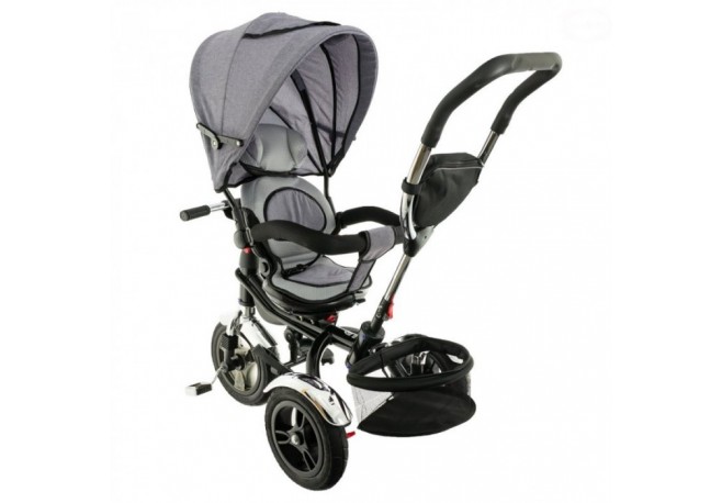 Tricicleta cu sezut reversibil EURObaby T307 - Gri