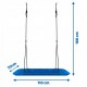 Leagan tip cuib pentru copii dreptunghiular XXL 110 x 70 cm 150 kg Neo-Sport 1010 Albastru