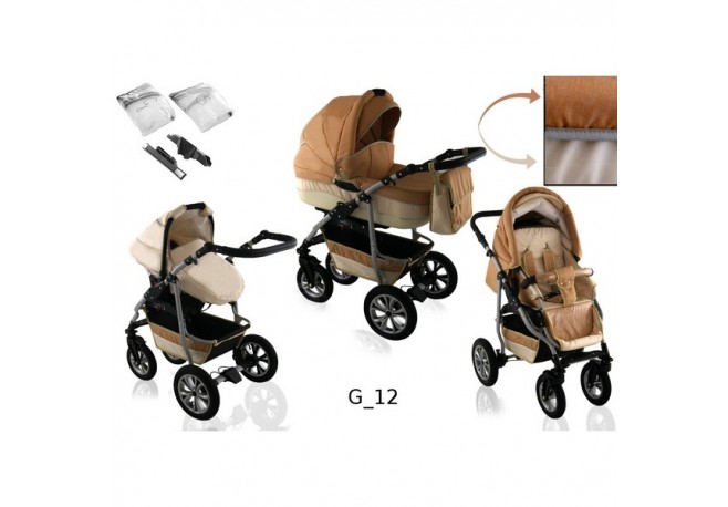 Carucior 3 in 1 Krasnal CityGo G12