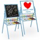 Tabla educationala cu doua fete si accesorii Ricokids RK-800 101 x 54 x 55 cm Albastru