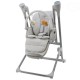 Scaun de masa cu leganare EURObaby TY868 - Gri
