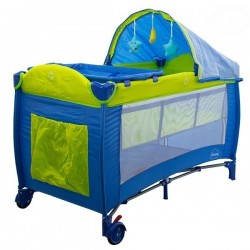 Patut pliabil EURObaby Dream - Albastru