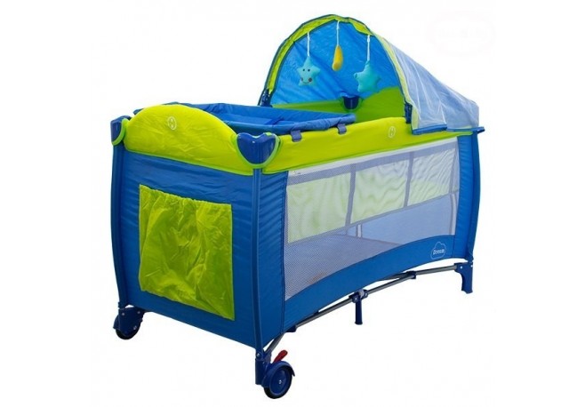 Patut pliabil EURObaby Dream - Albastru