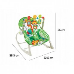 Balansoar cu vibratii 3 in 1 Ecotoys 8616 - Jungla