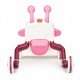 Antemergator interactiv 2 in 1 cu sezut lumini si sunete Ecotoys LC-V1336 - Roz