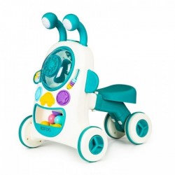 Antemergator interactiv 2 in 1 cu sezut lumini si sunete Ecotoys LC-V1336 - Albastru