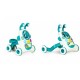 Antemergator interactiv 2 in 1 cu sezut lumini si sunete Ecotoys LC-V1336 - Albastru