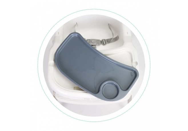 Scaun de masa 2 in 1 Ecotoys HC-135 - Alb