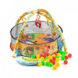 Salteluta de joaca cu bile Ecotoys 518A-08 - Multicolora