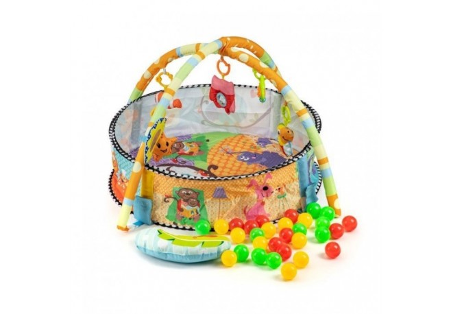 Salteluta de joaca cu bile Ecotoys 518A-08 - Multicolora