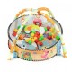 Salteluta de joaca cu bile Ecotoys 518A-08 - Multicolora