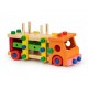 Masinuta cu blocuri din lemn 58 elemente Ecotoys MB197