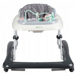 Premergator educational Ecotoys - Gri cu Alb