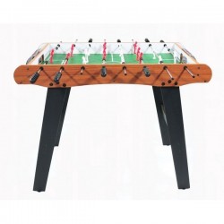 Masa de fotbal din lemn MAJ-037 50 x 93 x 72 cm Ecotoys - Natur cu Wenge