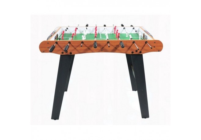 Masa de fotbal din lemn MAJ-037 50 x 93 x 72 cm Ecotoys - Natur cu Wenge