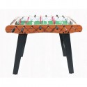 Masa de fotbal din lemn MAJ-037 50 x 93 x 72 cm Ecotoys - Natur cu Wenge