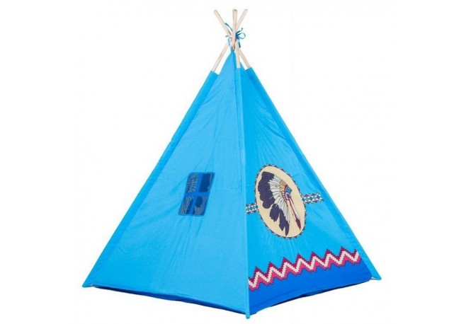 Cort de indieni 8172 Ecotoys - Albastru