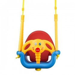 Leagan convertibil 3 in 1 Ecotoys - Albastru cu Rosu