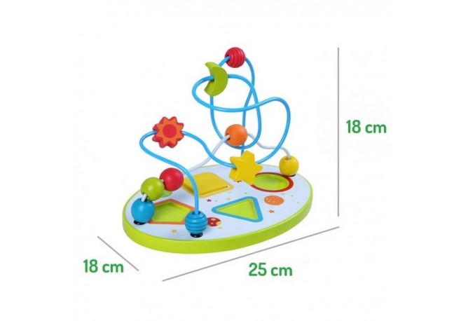 Labirint cu sortare de cuburi 1024 Ecotoys