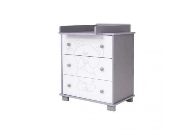Comoda Drewex Bear - Silver