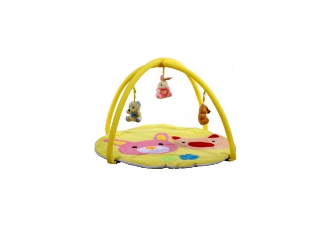 Salteluta de joaca ARTI B694537 Pig - Rabbit toys Yellow