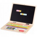 Laptop educational din lemn G068 Ecotoys