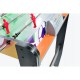 Masa de fotbal din lemn MAJ-039 50 x 93 x 72 cm Ecotoys - Natur cu Wenge