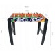 Masa de fotbal din lemn MAJ-039 50 x 93 x 72 cm Ecotoys - Natur cu Wenge
