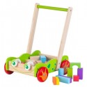 Antemergator din lemn + 20 de cuburi Ecotoys 2120