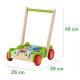 Antemergator din lemn + 20 de cuburi Ecotoys 2120