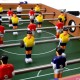Masa de fotbal din lemn Ecotoys 70 x 36 x 24 cm - Nature