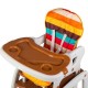 Scaun de masa multifunctional Ecotoys - Maro cu dungi