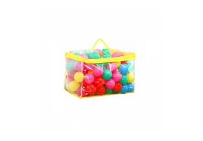Set de 100 bile din plastic Ecotoys