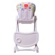 Scaun de masa Ecotoys - Alb cu buline