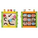 Cub educational din lemn 1004P Ecotoys