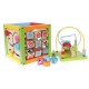 Cub educational din lemn 1004P Ecotoys