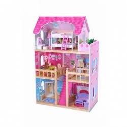 Casuta de basm zmeurica Ecotoys cu 2 papusi 4119