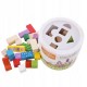 Cuburi din lemn Ecotoys (50 bucati)