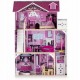 Casuta de papusi din lemn cu 3 etaje si lift Ricokids RC-806