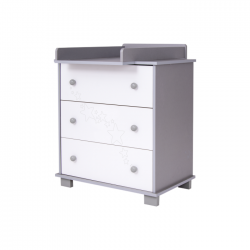 Comoda Drewex Stars - Silver