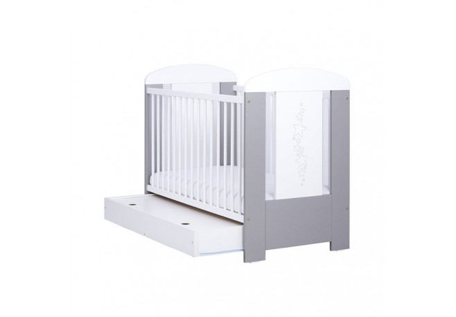Patut Drewex Stars cu sertar - Silver