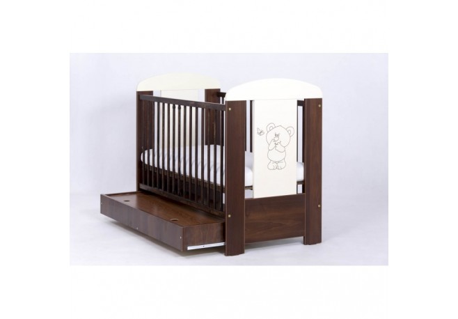 Patut Drewex Bear cu sertar - Wenge
