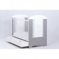 Patut Drewex Bear cu sertar - Silver