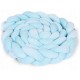 Protectie laterala pentru patut impletita 3 M Ricokids 722111 - Albastru