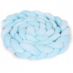 Protectie laterala pentru patut impletita 3 M Ricokids 722111 - Albastru