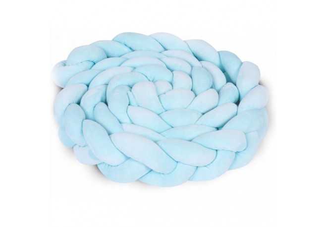 Protectie laterala pentru patut impletita 3 M Ricokids 722111 - Albastru