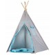 Cort de indieni TIPI-05 Ecotoys cu salteluta + perne - Gri